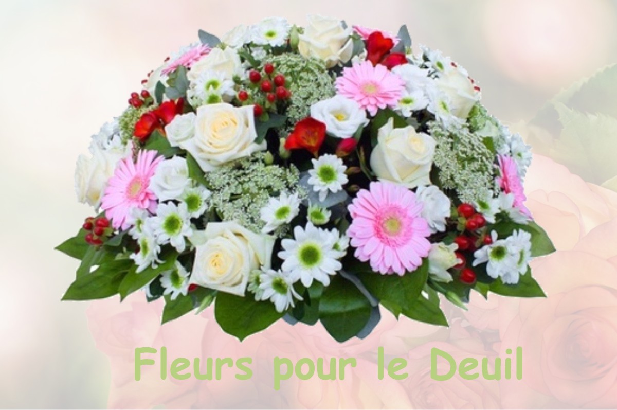 fleurs deuil BELLOC-SAINT-CLAMENS